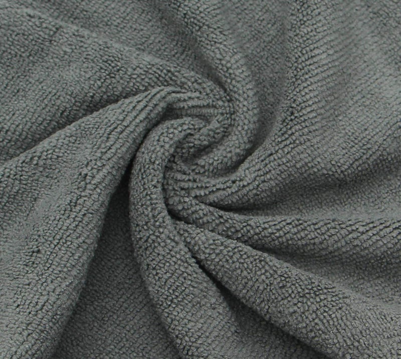 VeraSong Microfiber Dish Cloths Ultra Absorbent Kitchen Dish Rags for Washing Dishes Fast Drying Cleaning Cloth 12InchX12Inch 10 Pack Gray - Image 5